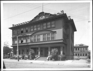 University of Southern California, College of Medicine, north Broadway, Los Angeles, ca.1890