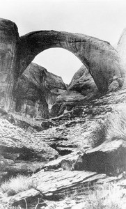 View of Rainbow Bridge in Zion National Park, Utah, 1900-1950