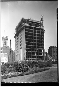 Pacific Circle building under construction, May, 1931