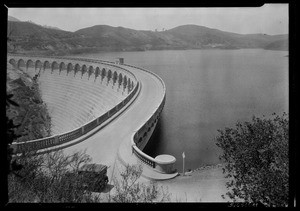 View of the Mulholland Dam, July 19, 1926