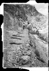 On Bright Angel Trail on the way to the river, Grand Canyon, 1900-1940