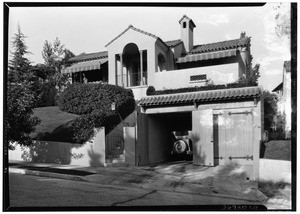 Hillside home at 6490 Ivarene Avenue in Hollywood, October 24, 1929