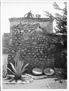 Bell tower at San Diego Mission, ca.1905
