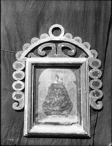 Painting of the Virgin Mary with Baby Jesus at Mission San Luis Obispo de Tolosa, ca.1900