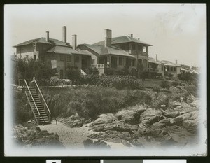 Homes on coast in Monterey, ca.1888