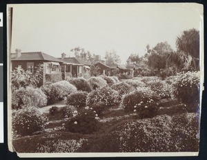 Exterior view of the Miramar Hotel in Santa Barbara, ca.1910