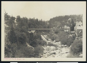 Gault Bridge in Nevada City, ca.1930
