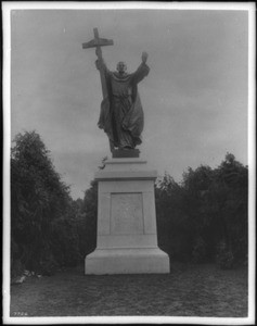 Junipero Serra's statue in Golden Gate Park, San Francisco