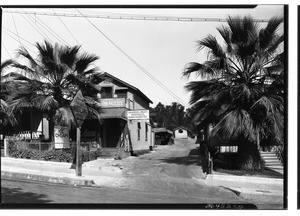 Entrance to the Lockwood Auto Camp, April 1928