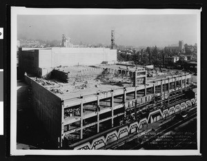 Construction of the Hollywood Pantages Theater, December 1, 1929