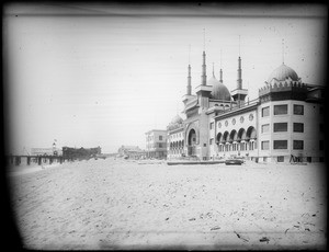 Ocean Park Bath House nearing completion, ca.1905