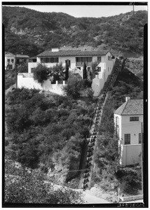 Hillside home at Woodshire Drive and Beachwood Drive in Hollywood, 1929