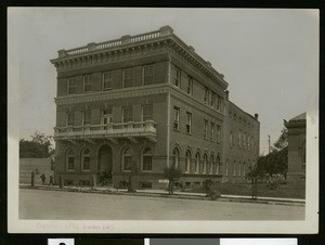 Exterior view of the Y.M.C.A. building in Fresno