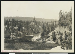 Hirschman Diggings in Nevada City, ca.1930