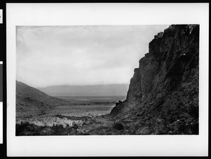 Palm Springs view from Tahquitz Canyon, ca.1900