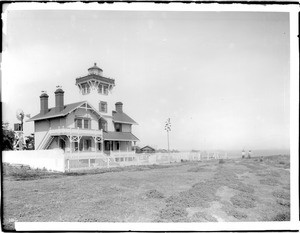 Light house on Point Firmin, San Pedro, 1900