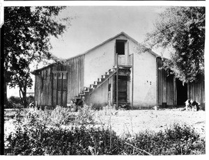 An adobe on the Hammel and Denker ranch, formerly Rancho Rodeo de Las Aguas, Beverly Hills, 1920