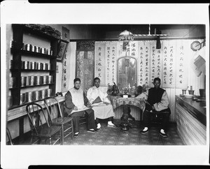 Chinese drug store and doctor's office, ca.1900