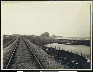 A view of Salt Lake railroad, Nevada