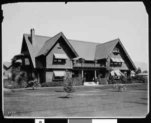 C. C. Bragdon residence in Pasadena, 1910