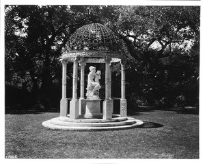 Gazebo on the grounds of the Huntington Library and Art Gallery in San Marino, ca.1930