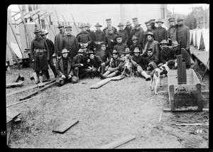 A company of the First Coast Battery, San Francisco, 1906