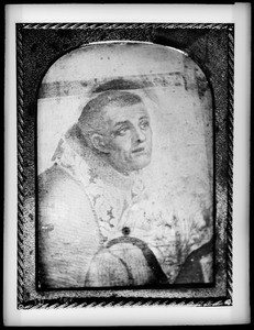 Portrait of Father Junipero Serra from the chest up, 1785