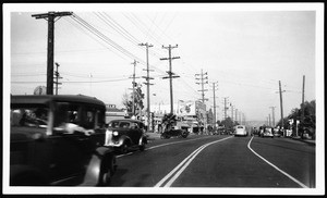 Northward view of Mission Road in Los Angeles, November 29, 1937