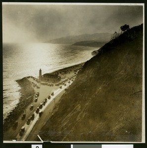 Pacific Coast Highway in Pacific Palisades, ca.1920