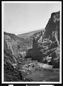 Construction of the Boulder Dam, ca.1934