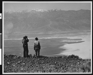 View of Death Valley from Dantes Point, 5,200 feet above the valley, ca.1900-1950
