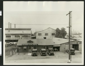 Exterior of the Southern Glass Company, ca.1930