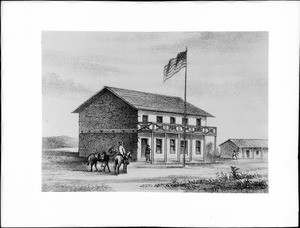 California's first State House, San Jose, 1849