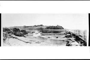 View of the mouth of Santa Monica Canyon, ca.1906