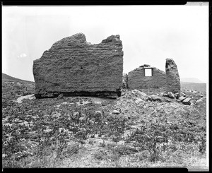 Ruins of Mission Descanso below Tijuana, just south of the Mexican border