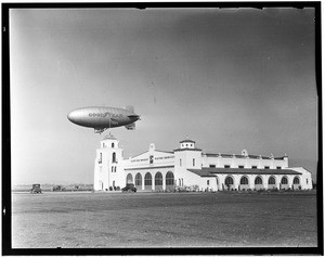 Goodyear Blimp at Mines Field, February 7, 1930