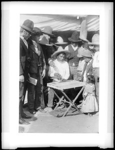 Dice gamblers in Mexico, ca.1905-1910