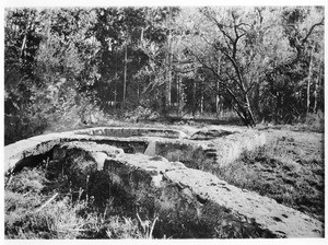 Water intake at Mission San Fernando Rey de Espana, ca.1924
