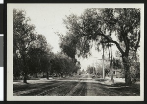 Unidentified dirt road in San Bernardino, ca.1900