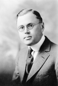Portrait of Dr. Bird, former president of Occidental College, Los Angeles, ca.1921-1946