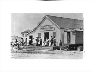 Caldwell and Brothers General Store and Post Office in Spadra, California, ca.1880