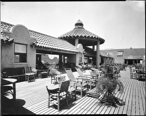 Potter Hotel roof garden, Santa Barbara