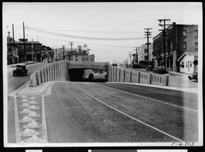 Grade separation at Figueroa and Temple, 1930-1949