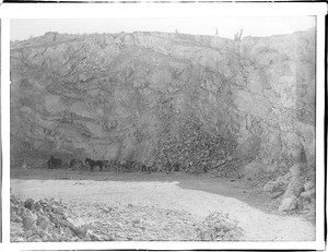 Lime stone quarry, Oro Grande, San Bernardino County, California