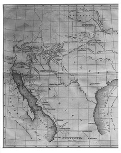 Map of the 16th-century American exploration march of Francisco Vásquez de Coronado