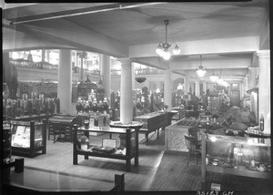 Interior view of the Los Angeles Chamber of Commerce exhibit room