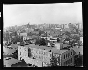 Birdseye view from the roof of the Chamber of Commerce building, ca.1925