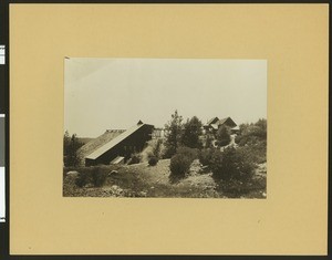 View of the Ouslemat gold mine in Nevada City, 1907