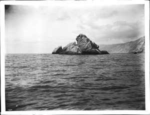 View of Church Rock off the east end of Santa Catalina Island