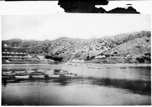 Panoramic view of Avalon harbor from the pier, ca.1888